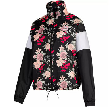 Puma Langarm Zip -up -Frauen überall über Druckjacke 596735 51