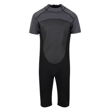 Regatta Herren Shorty Neoprenanzug (Schwarz/Dunkelgrau)