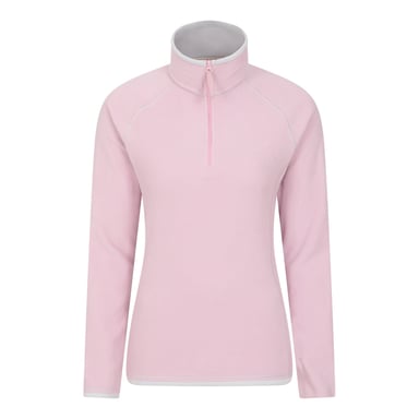 Mountain Warehouse - "Montana" Fleece-Oberteil mit halbem Reißverschluss für Damen (Pink)