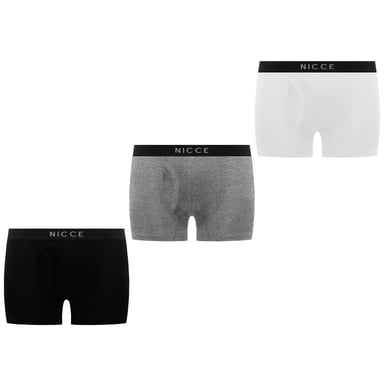 Nicce 3er-Pack Cubar Herren-Boxershorts, mehrfarbig