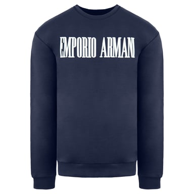 Emporio Armani Logo Herren Navy Pullover