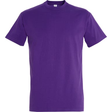 SOLS Mens Imperial Heavyweight Short Sleeve T-Shirt (dunkelviolett)