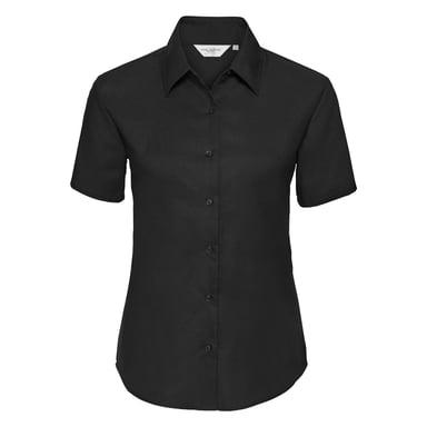 Russell Collection - Hemd für Damen kurzärmlig (Schwarz)