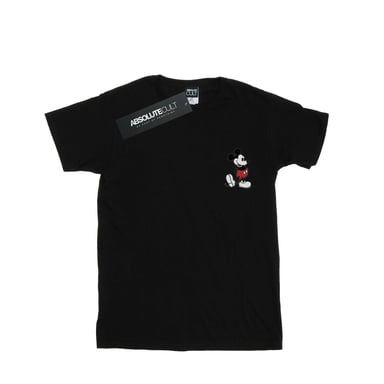 Disney Herren Mickey Mouse Kickin Retro Chest T-Shirt (Schwarz)