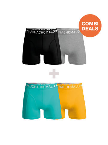 Muchachomalo Herren Boxershorts – 2 Stück Combideal – Herren Unterhosen