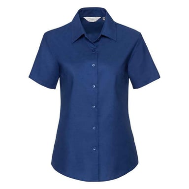 Russell Collection - Hemd für Damen kurzärmlig (Kräftiges Königsblau)