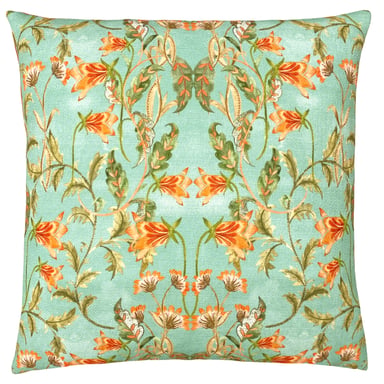 Evans Lichfield Heritage Bell Flowers Floral Piped Cushion Cover