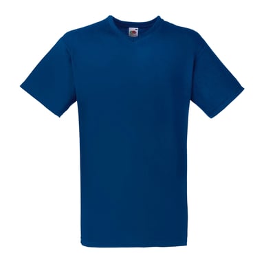 Fruit Of The Loom Valueweight T-shirt für Männer mit V-Ausschnitt, kurzärmlig (Marineblau)