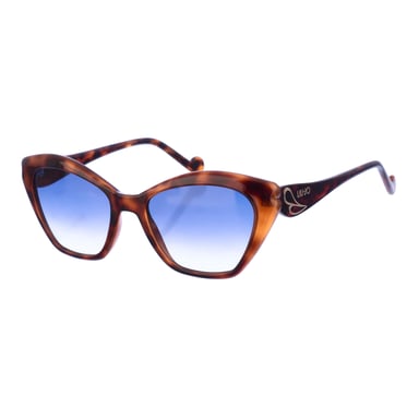 Schmetterlingsförmige Acetat-Sonnenbrille LJ756S Damen