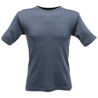 Regatta Mens Thermal Underwear Kurzarm-Weste / T-Shirt (Denim Blue)