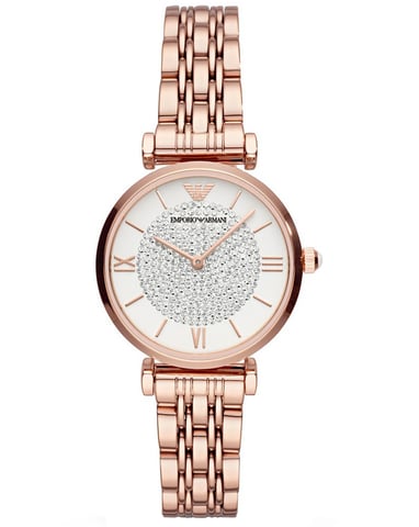 Emporio Armani Gianni T-bar roségold Damen Armbanduhr AR11244
