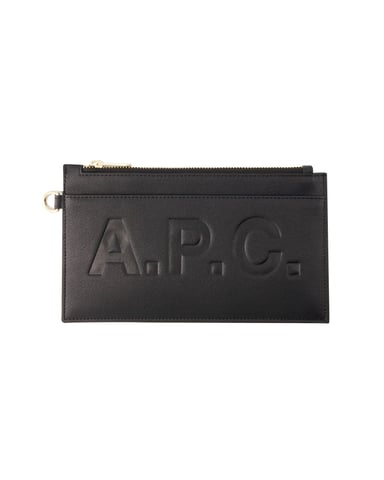 Market Clutch - A.P.C. - Synthetik - Schwarz