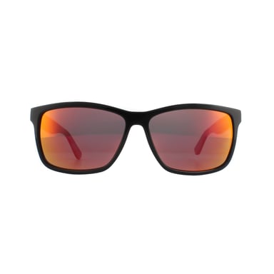 Lacoste Sonnenbrille L705S 003 Schwarz Grau Rot Spiegel