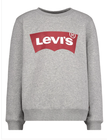 Levi's Pull de chauve-souris pour hommes en gris