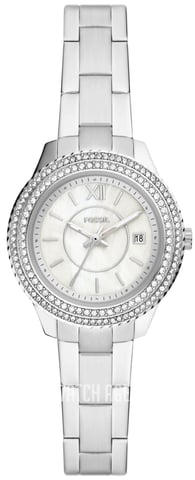 Fossil Stella Silber Damen Armbanduhr ES5137