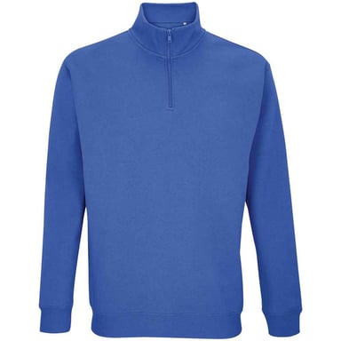 SOLS - "Conrad" Sweatshirt mit kurzem Reißverschluss für Herren/Damen Unisex (Königsblau)