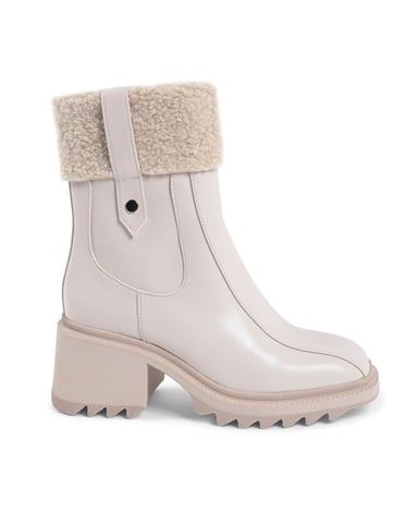 19V69 Italia Damen-Stiefelette Beige