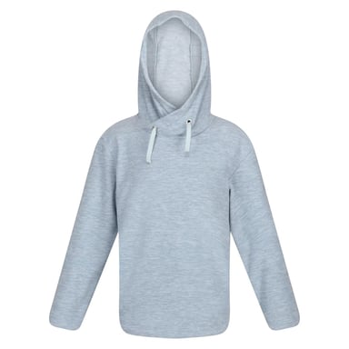 Regatta Kinder Fleecepullover Kacie mit Kapuze (Eis Blau)