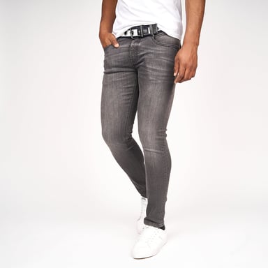 Crosshatch - "Barbeck" Jeans für Herren (Graue Wäsche)