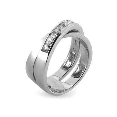 Königin Ring 925 Sterling Silber