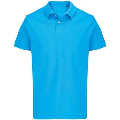 SOLS - "Pacific" Poloshirt Doppelnähte für Herren/Damen Unisex (Aquablau)