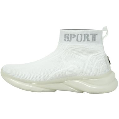 Plein Sport Hi-Top Socke Weiß Turnschuhe