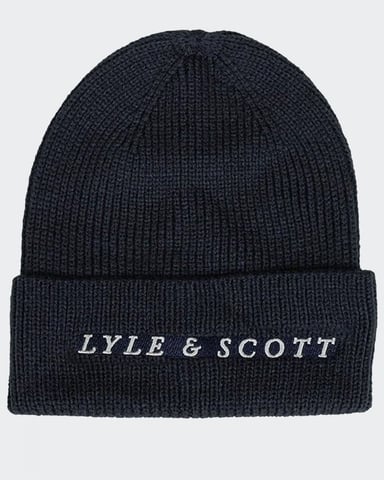 Lyle & Scott Ribbed Beanie
