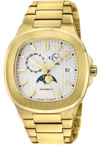 GV2 Potente Moon Phase 18402B Schweizer Automatikuhr Sellita SW285-1A