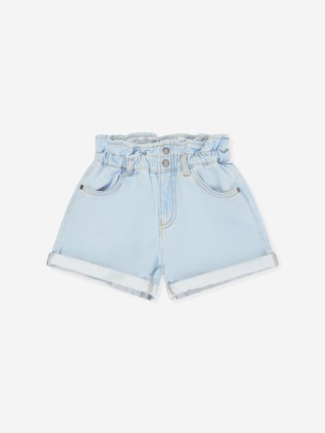 Emporio Armani Girls Denim Shorts in Blue