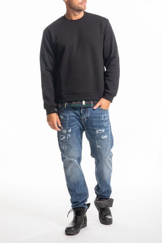 Takeshy Kurosawa Sweatshirt Daddy Cam Herren Schwarz