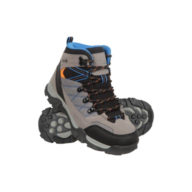 Mountain Warehouse - Kinder Wanderstiefel "Trail", Wildleder (Grau)