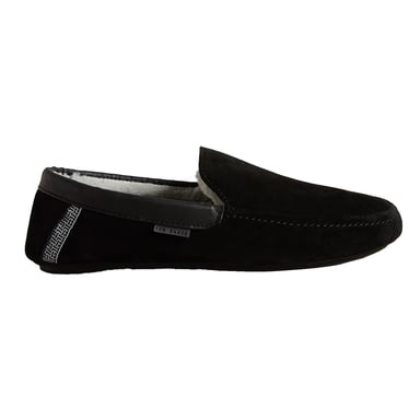 Ted Baker Vallant Mens Black Moccasin Pantoffeln