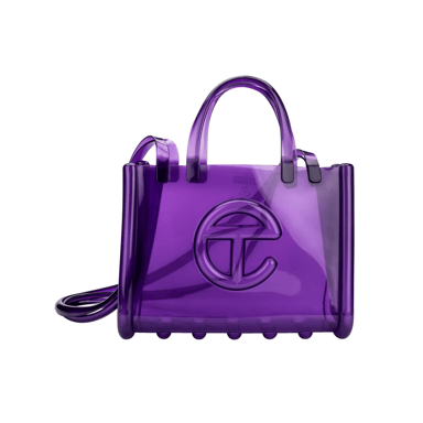 Purple Medium Jelly Shopper II x Telfar