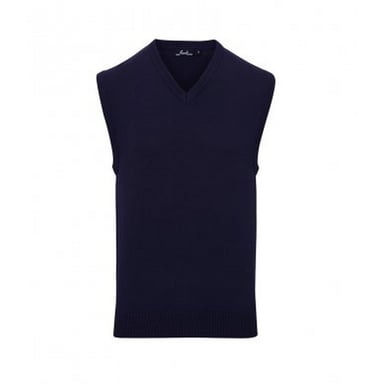 Premier Herren Pullunder mit V-Ausschnitt (Marineblau)