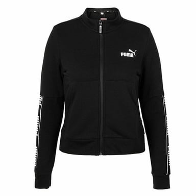 Puma Langarm Zip Up Black Womens Track Jacke 581067 01