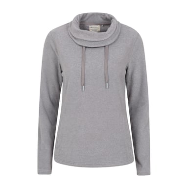 Mountain Warehouse Damen/Damen Hebridean Cowl Neck Fleece Top (Dunkelgrau)