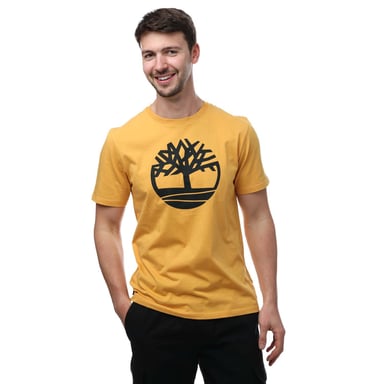 T-Shirt Kennebec River Tree Logo Timberland Pour Homme en Jaune