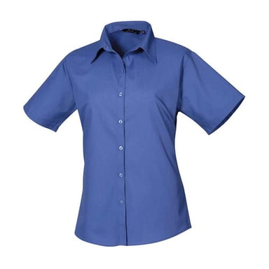 Premier - Bluse für Damen kurzärmlig (Königsblau)