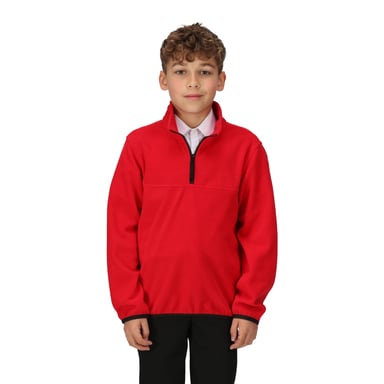 Regatta - Fleecejacke mit halbem Reißverschluss für Kinder (Rot)