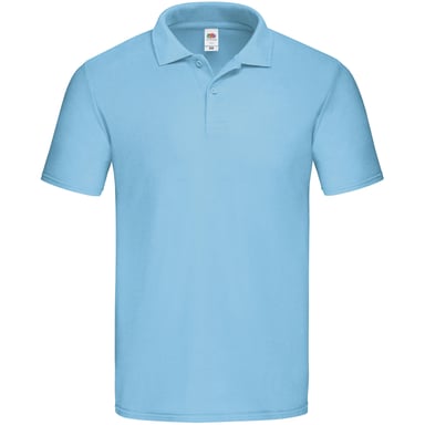 Fruit of the Loom - "Original" Poloshirt für Herren (Himmelblau)