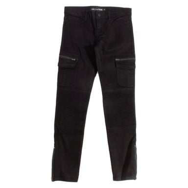 Christian Rose Women's Black Biker Trousers