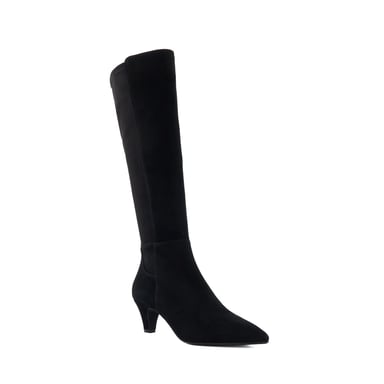 Dune Ladies Sera - Low Suede Knee-High Boots