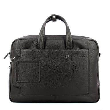 Doppelgriff-Laptop-Aktentasche Vibe 15.6 Piquadro TESTA MORO