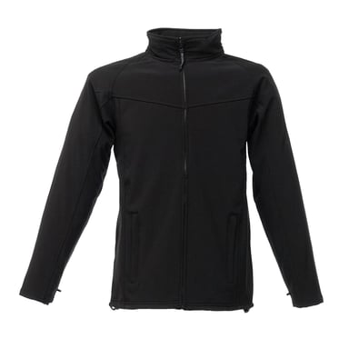 Regatta Uproar Herren Softshell-Jacke / Fleece-Jacke (Schwarz/Schwarz)