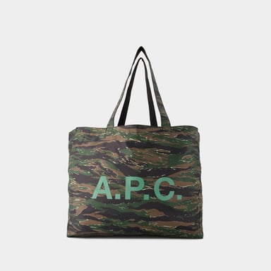 Tote Bag Diane Reversible - A.P.C. - Synthetik - Khaki