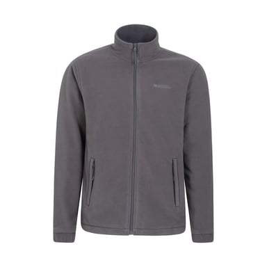 Mountain Warehouse Herren Bernard II Winddichte Fleece Jacke (Grau)