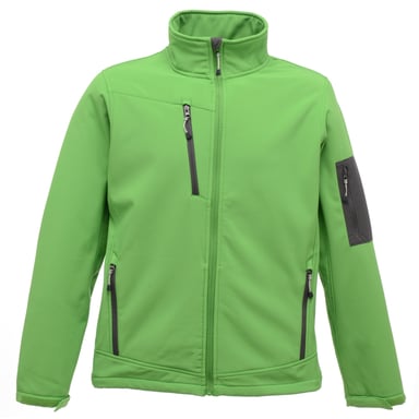 Regatta Professional - Softshelljacke Dreilagige Membrane für Herren (Neongrün/Dunkelgrau)