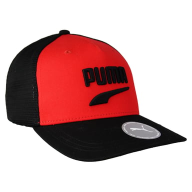 PUMA Basketballer Black Red Unisex Verstellbarer Schnappkappen 022557 03