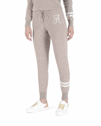 Pantalon De Survãªtement En Cachemire Crown Of Edinburgh Morningside Camel A