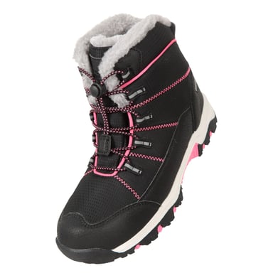 Mountain Warehouse Childrens/Kids Comet Wasserdichte Schneestiefel (Schwarz)